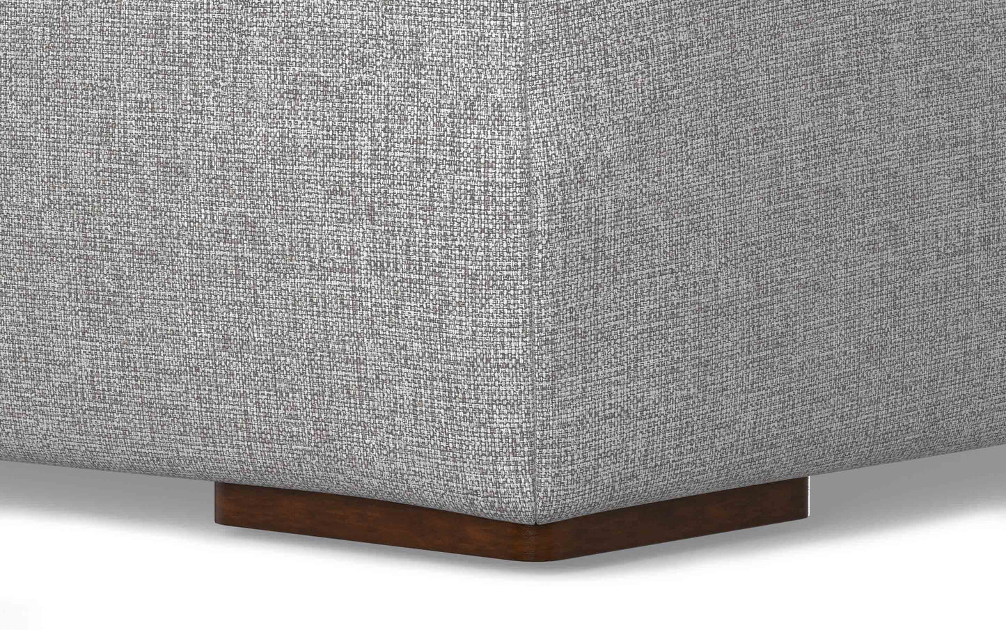 Pale Grey Performance Fabric | Rex U-Shaped Sectional in Performance Fabric