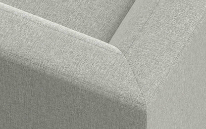 Pale Grey Performance Fabric | Rex U-Shaped Sectional in Performance Fabric