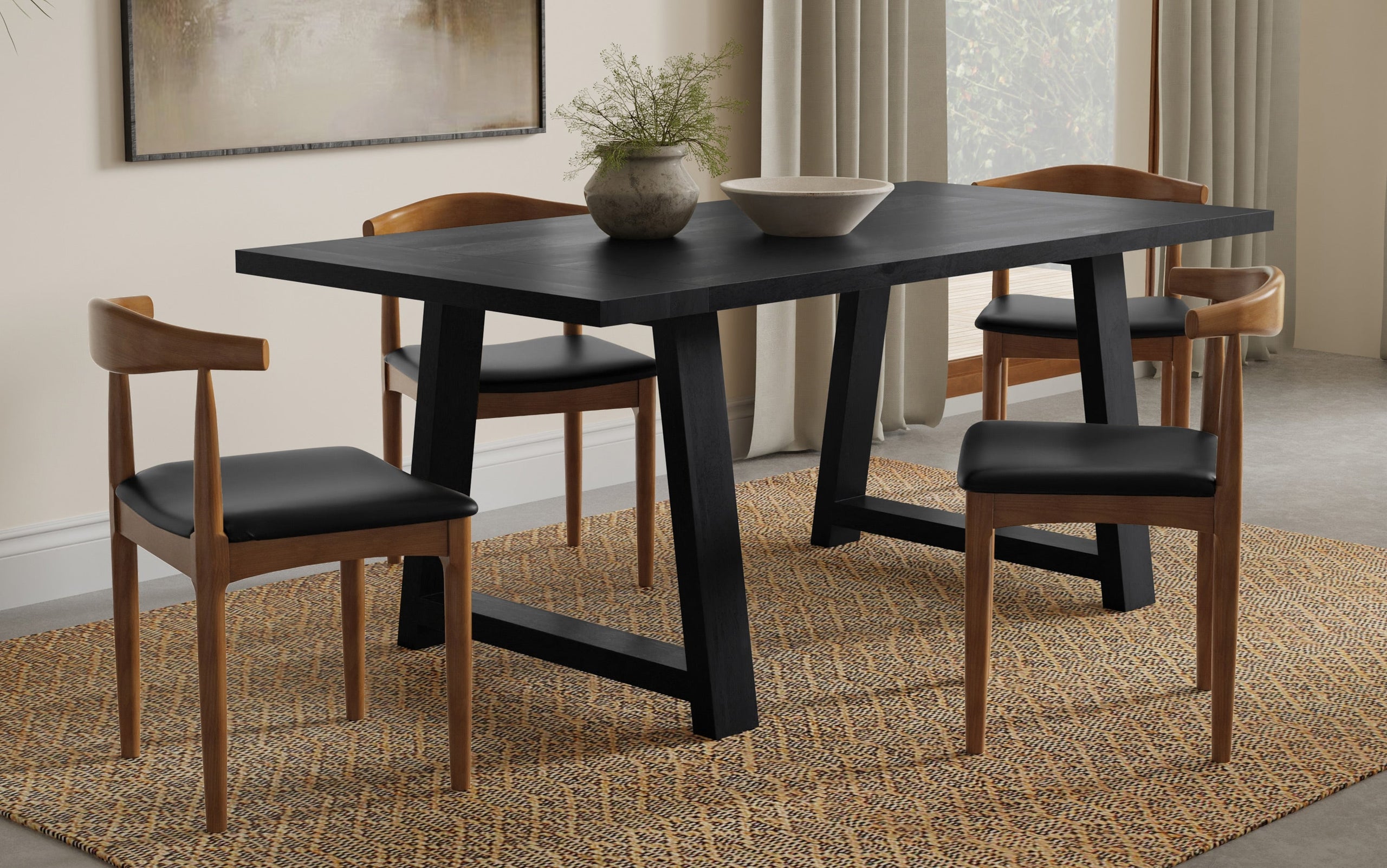 Black | Whitley Dining Table
