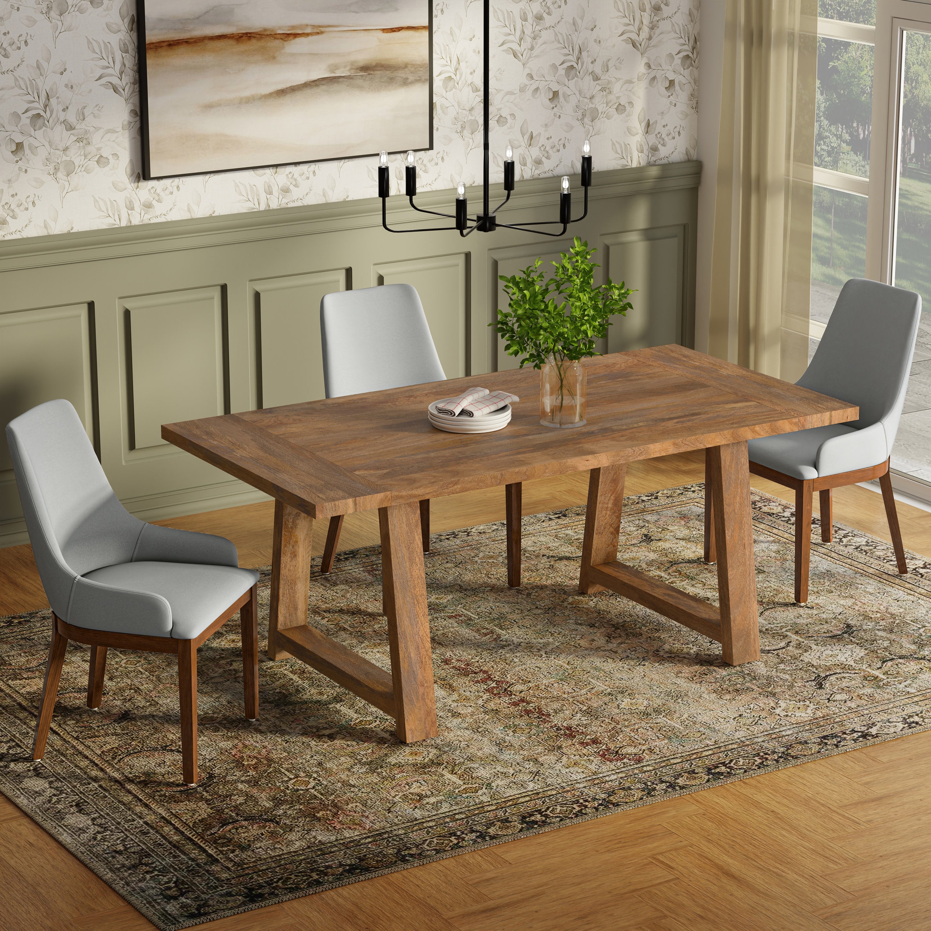 Solid Mango Dining Table | 72 Inch Rectangular Table – Simpli Home