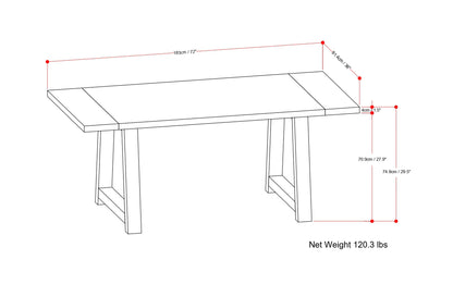 Grey Wash | Whitley Dining Table