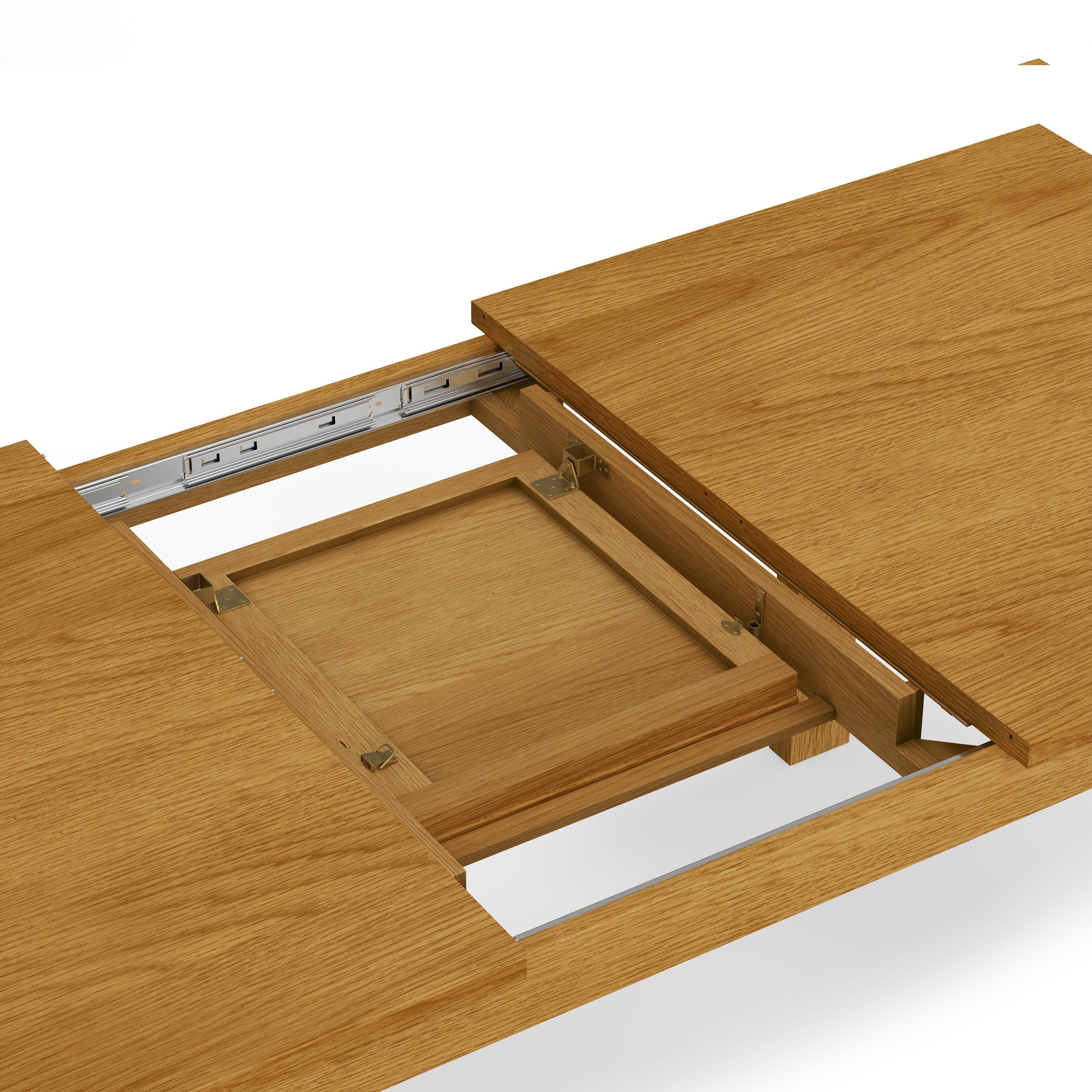 Extendable Oak Dining Table | Wilson Extendable Table – Simpli Home