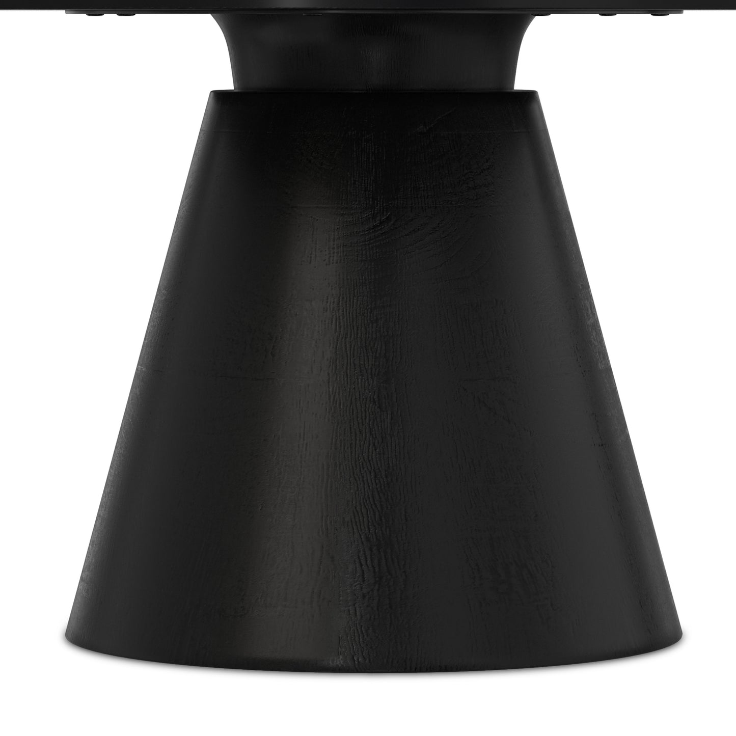 Black | Winnie Round Coffee Table in Acacia