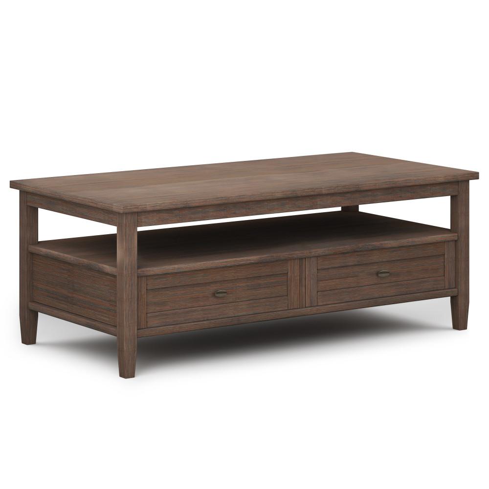 Farmhouse Brown | Warm Shaker 48 inch Coffee Table