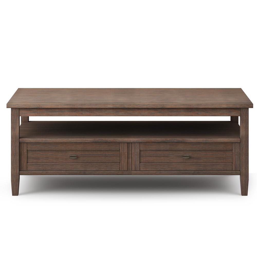 Farmhouse Brown | Warm Shaker 48 inch Coffee Table