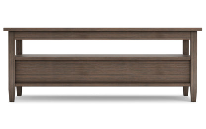 Farmhouse Brown | Warm Shaker Coffee Table