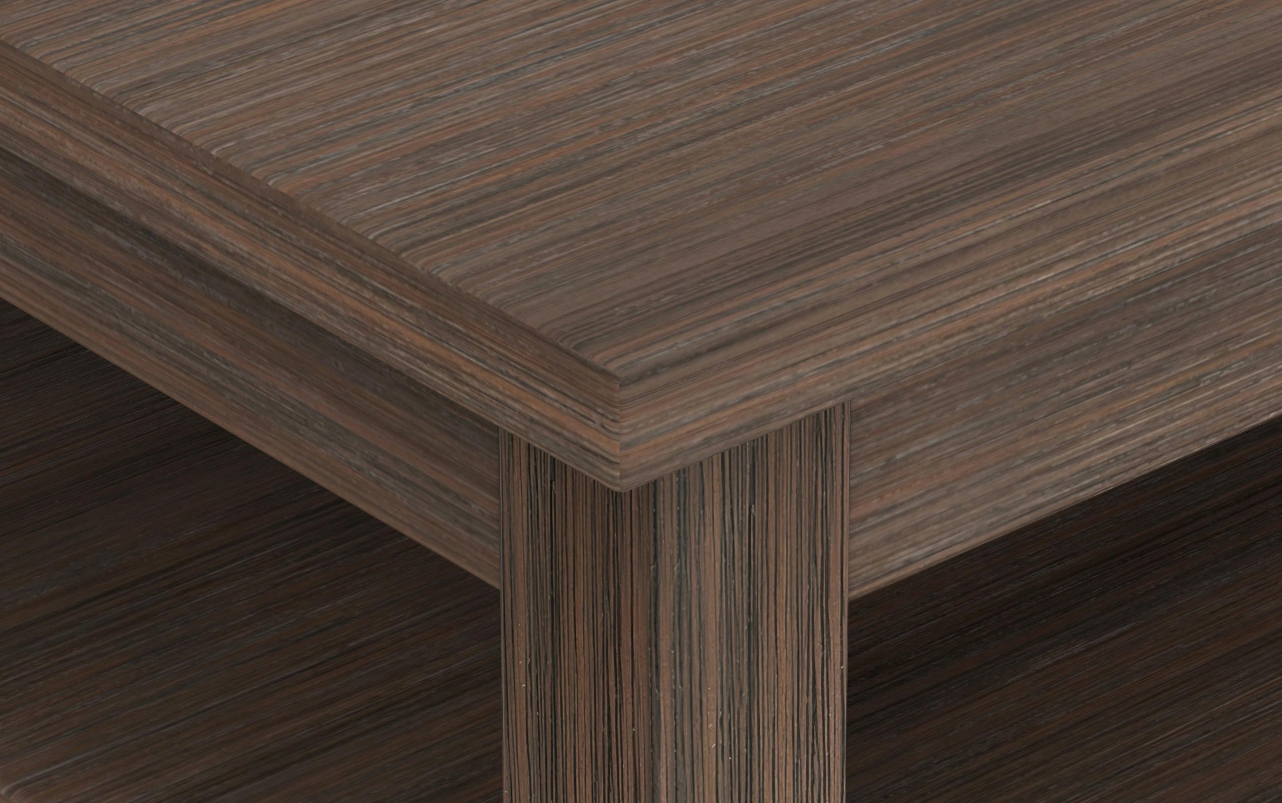 Farmhouse Brown | Warm Shaker Coffee Table