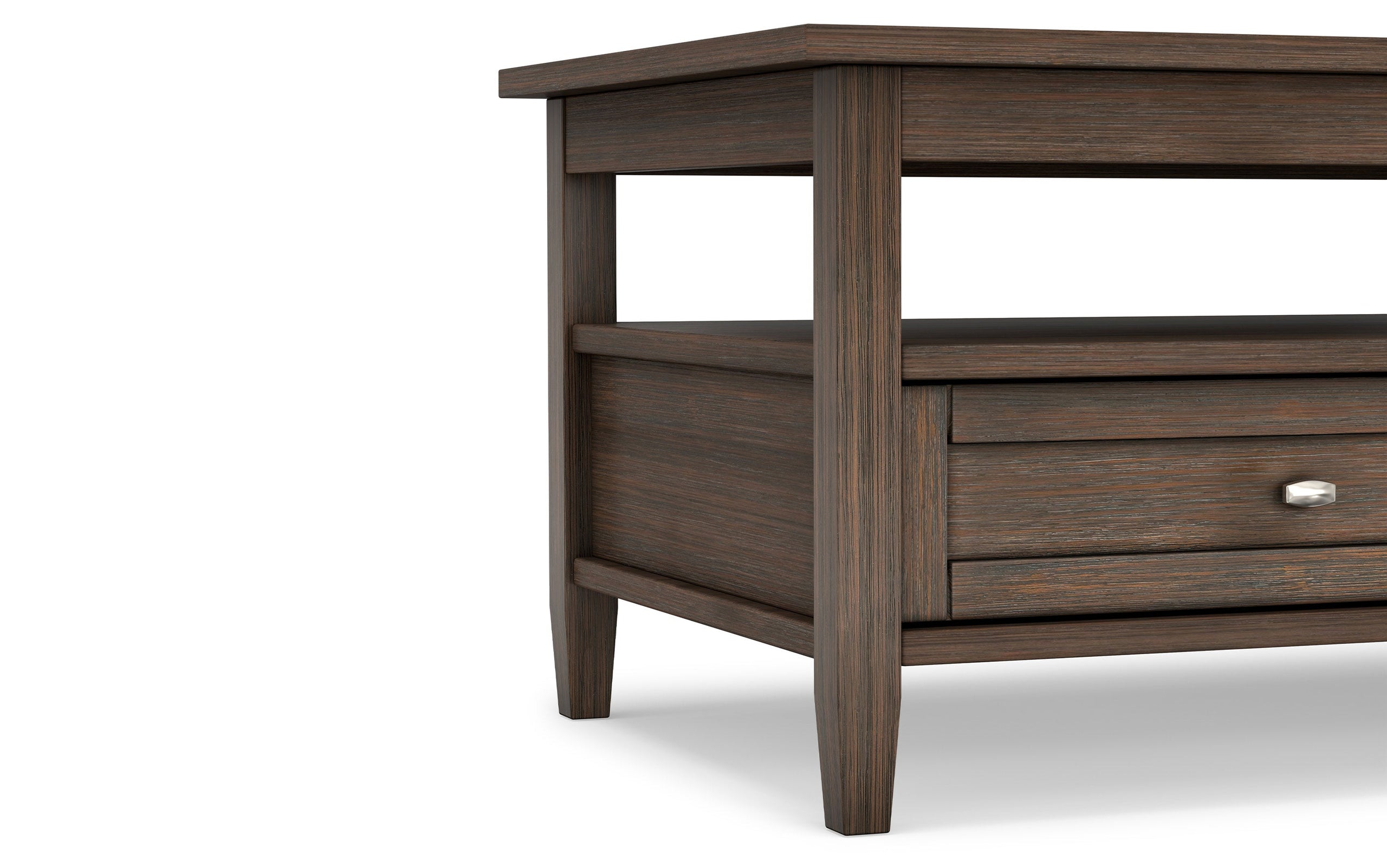 Farmhouse Brown | Warm Shaker Coffee Table