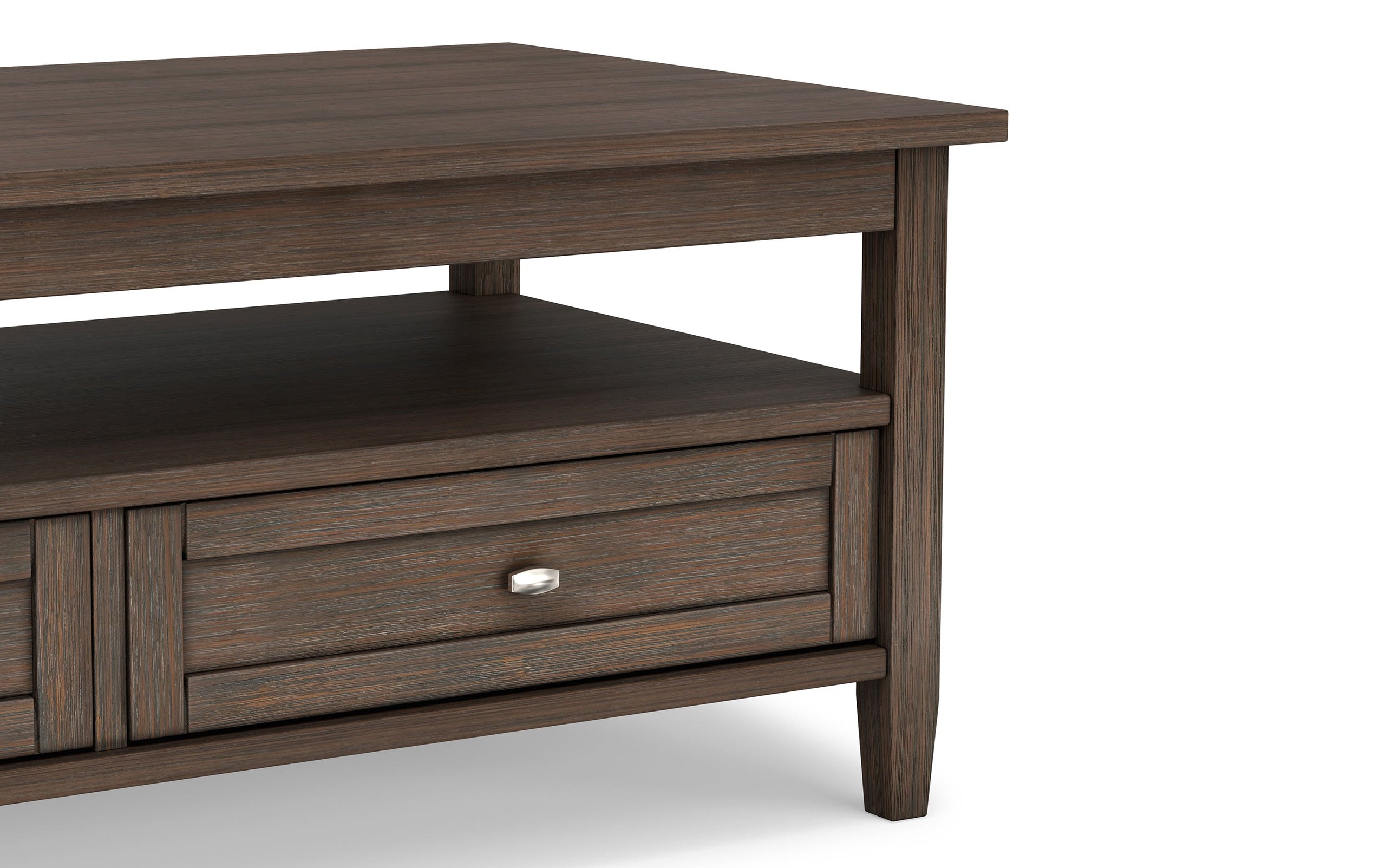 Farmhouse Brown | Warm Shaker Coffee Table