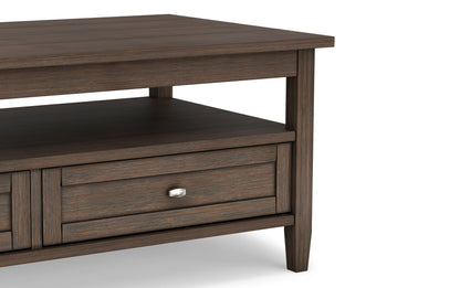 Farmhouse Brown | Warm Shaker Coffee Table