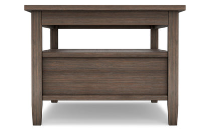 Farmhouse Brown | Warm Shaker Coffee Table