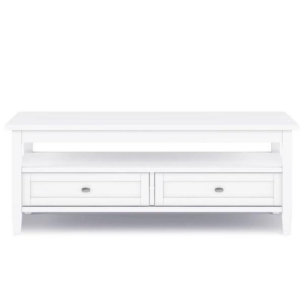 White | Warm Shaker 48 inch Coffee Table