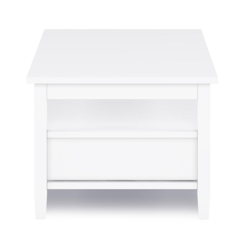 White | Warm Shaker 48 inch Coffee Table