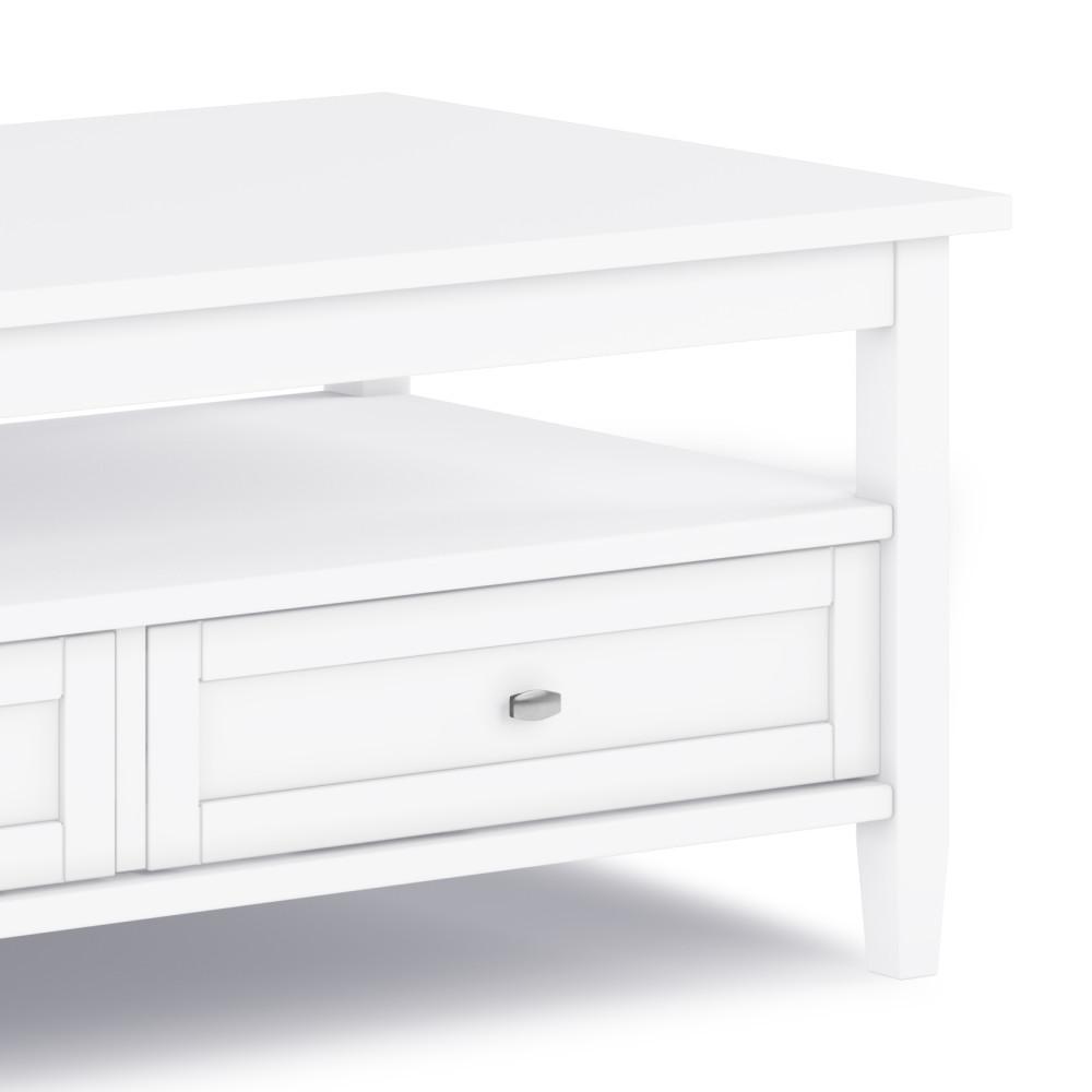 White | Warm Shaker 48 inch Coffee Table
