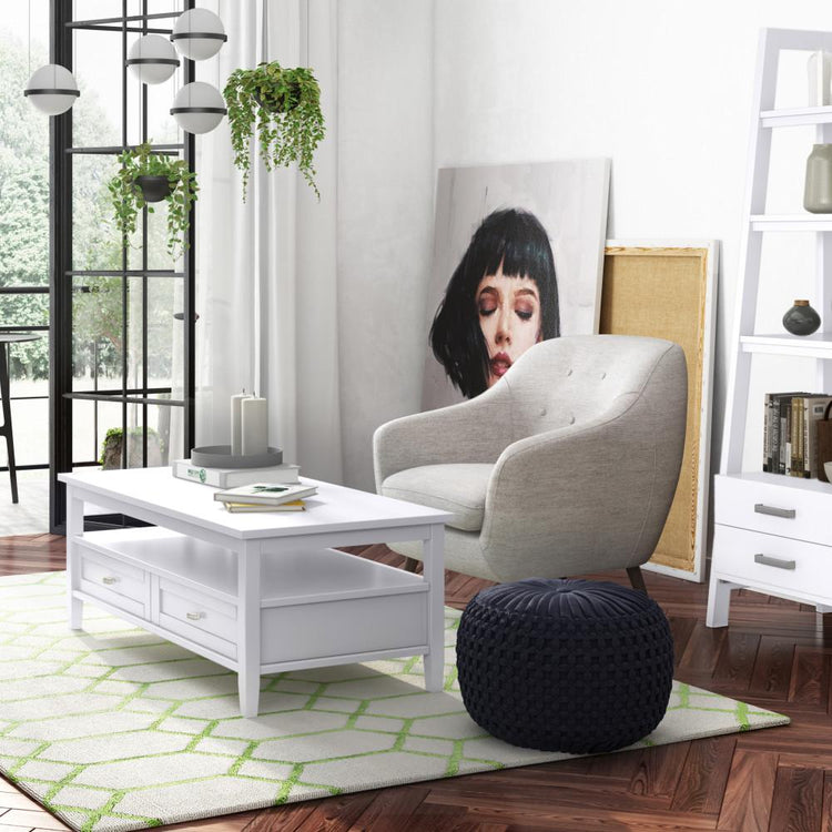 White | Warm Shaker Coffee Table