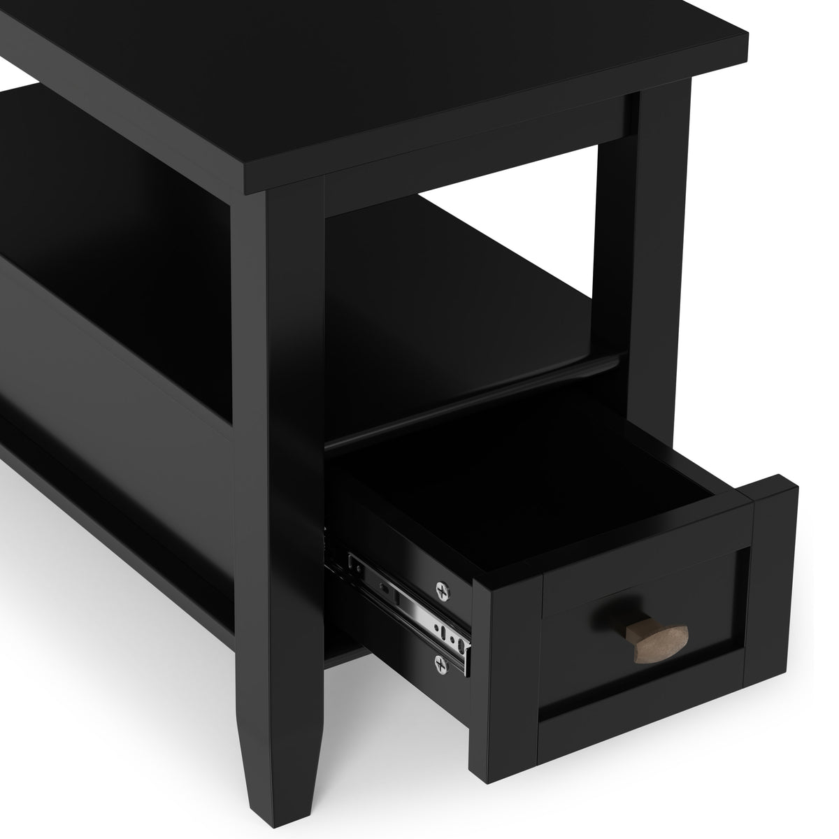 Black | Warm Shaker Narrow End Table