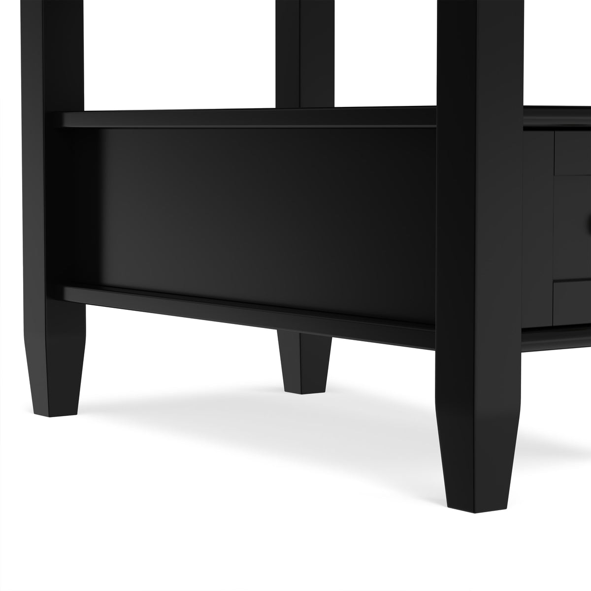 Black | Warm Shaker Narrow End Table