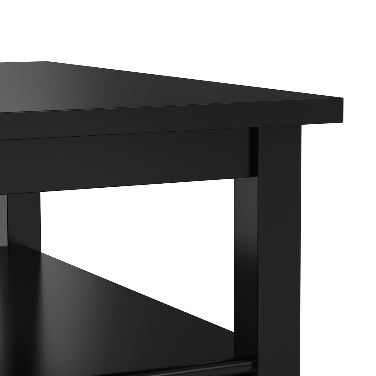 Black | Warm Shaker Narrow End Table