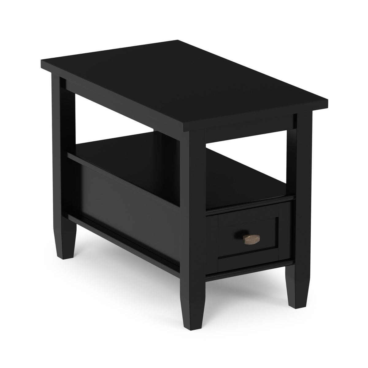Black | Warm Shaker Narrow End Table