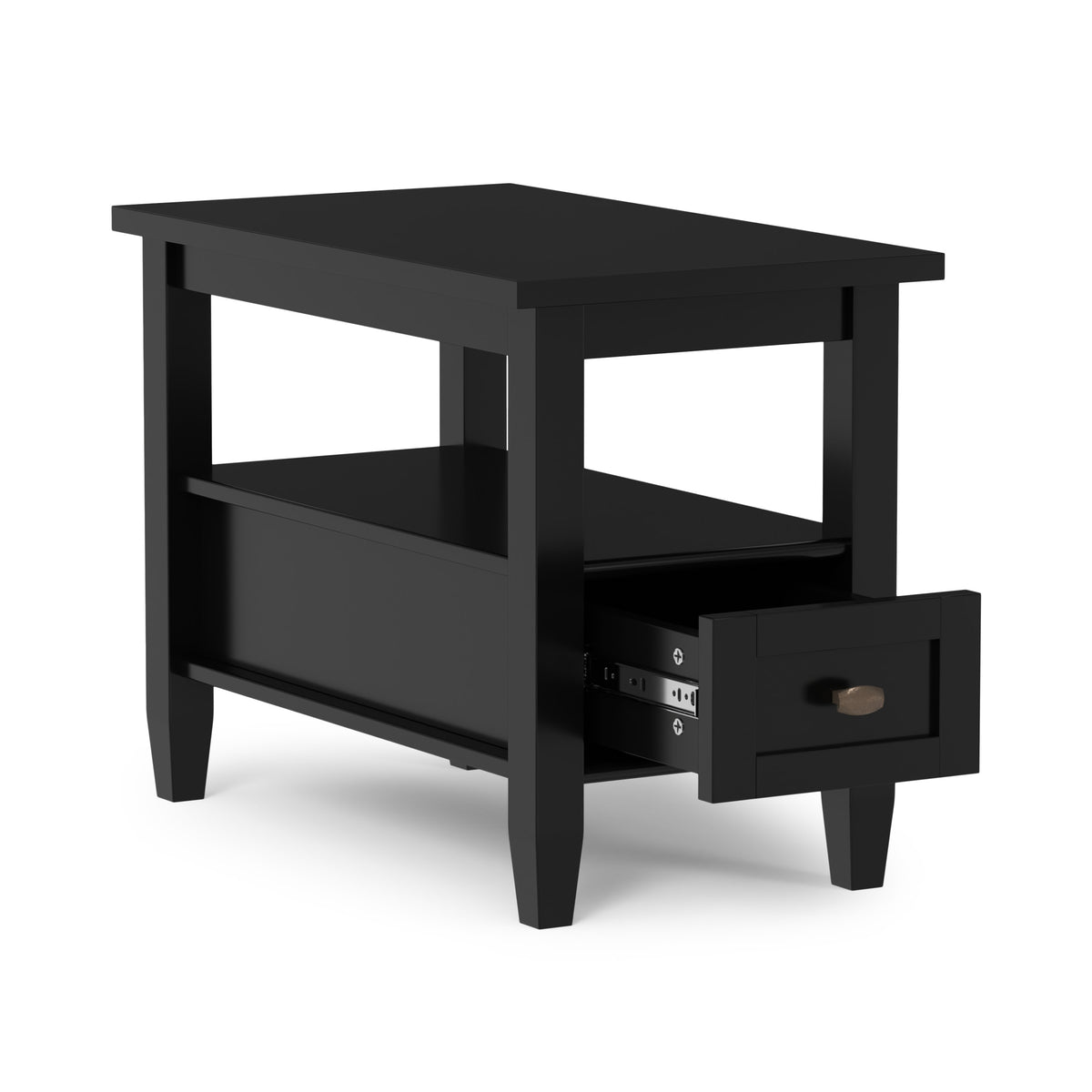Black | Warm Shaker Narrow End Table