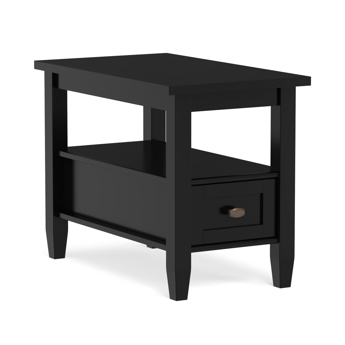 Black | Warm Shaker Narrow End Table