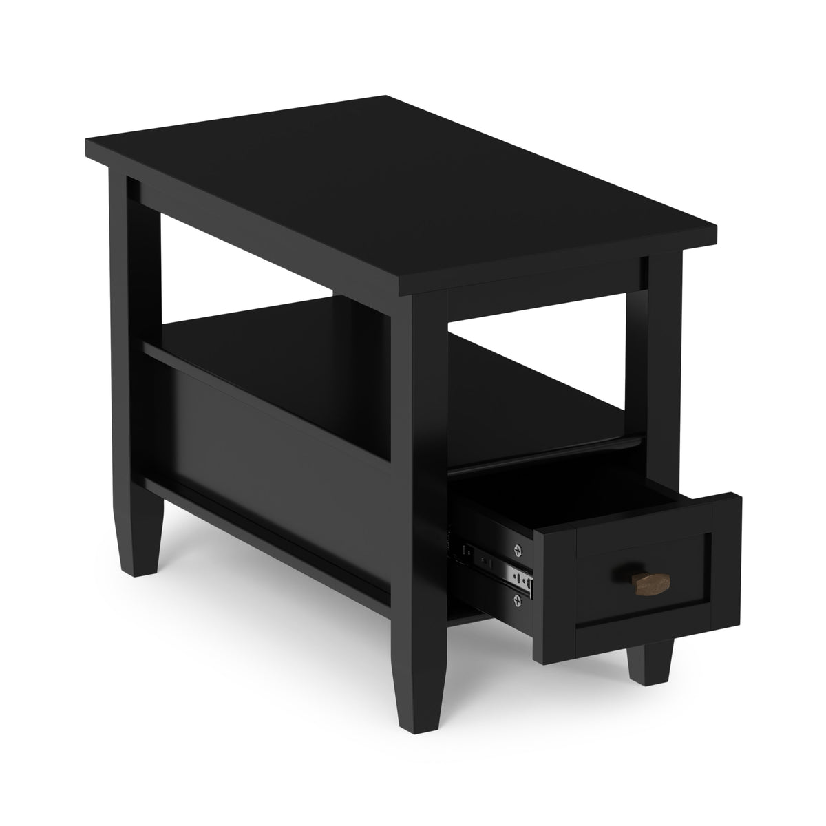 Black | Warm Shaker Narrow End Table