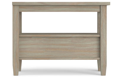 Distressed Grey | Warm Shaker Narrow Side Table