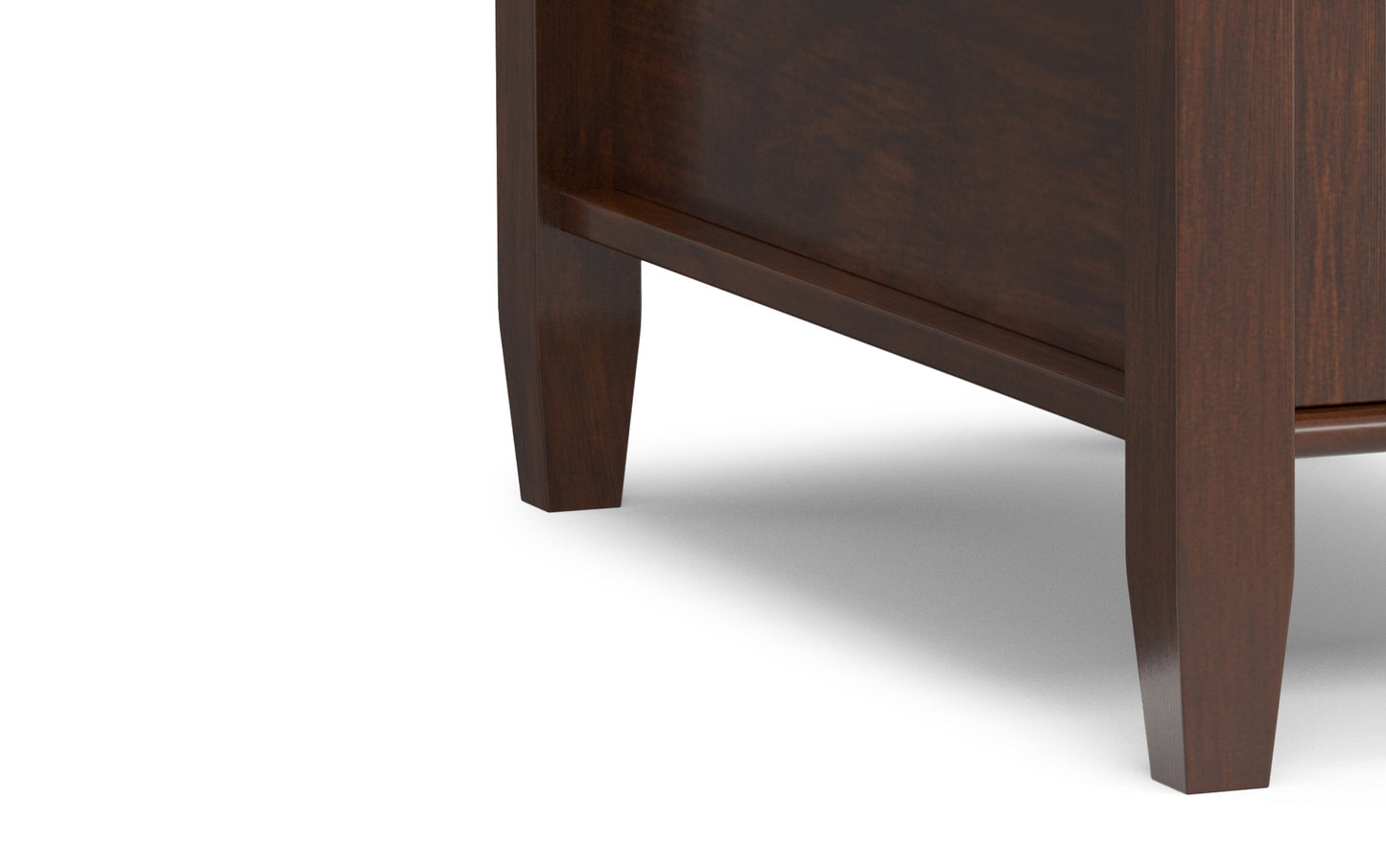 Russet Brown | Warm Shaker Narrow Side Table