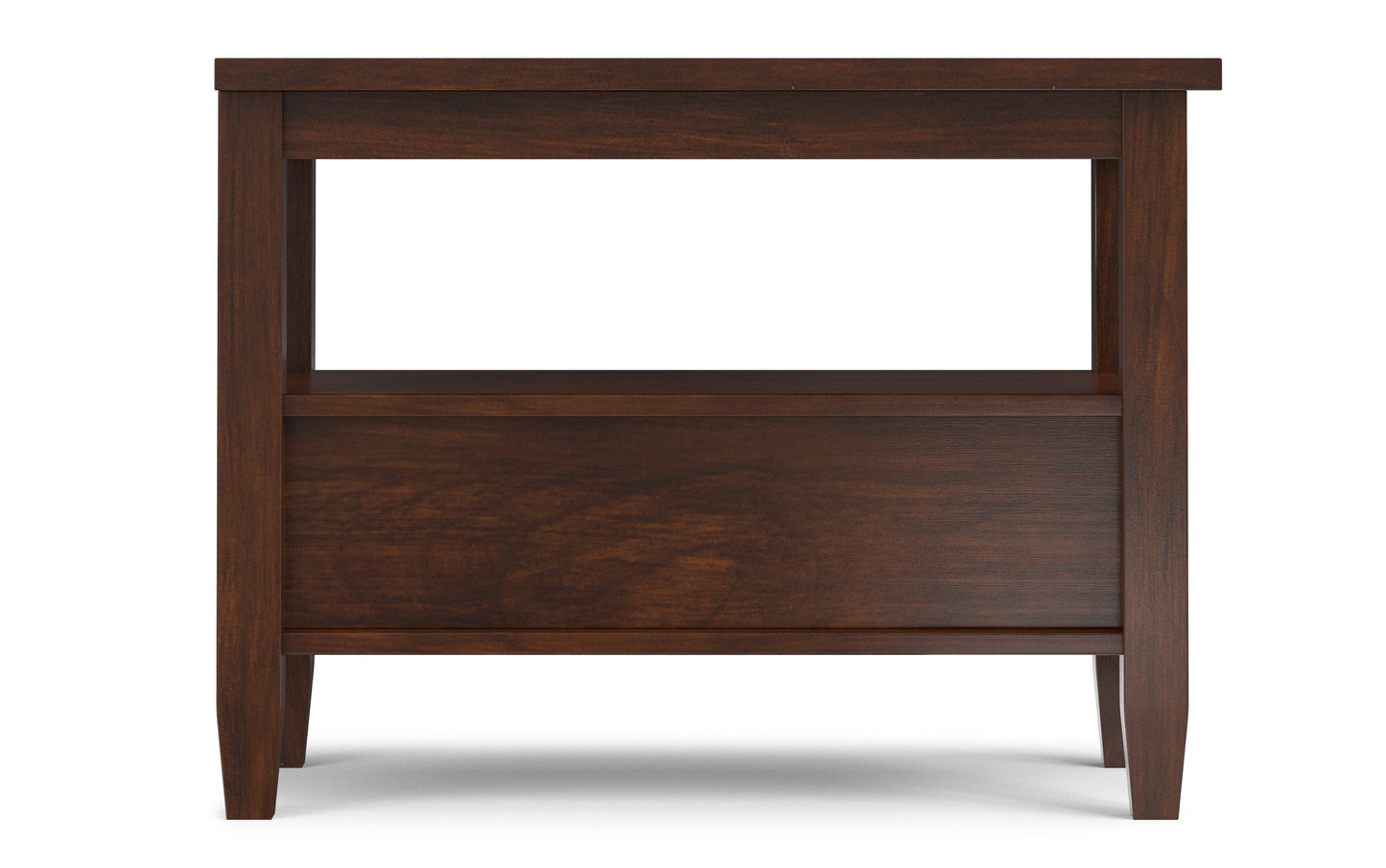 Russet Brown | Warm Shaker Narrow Side Table