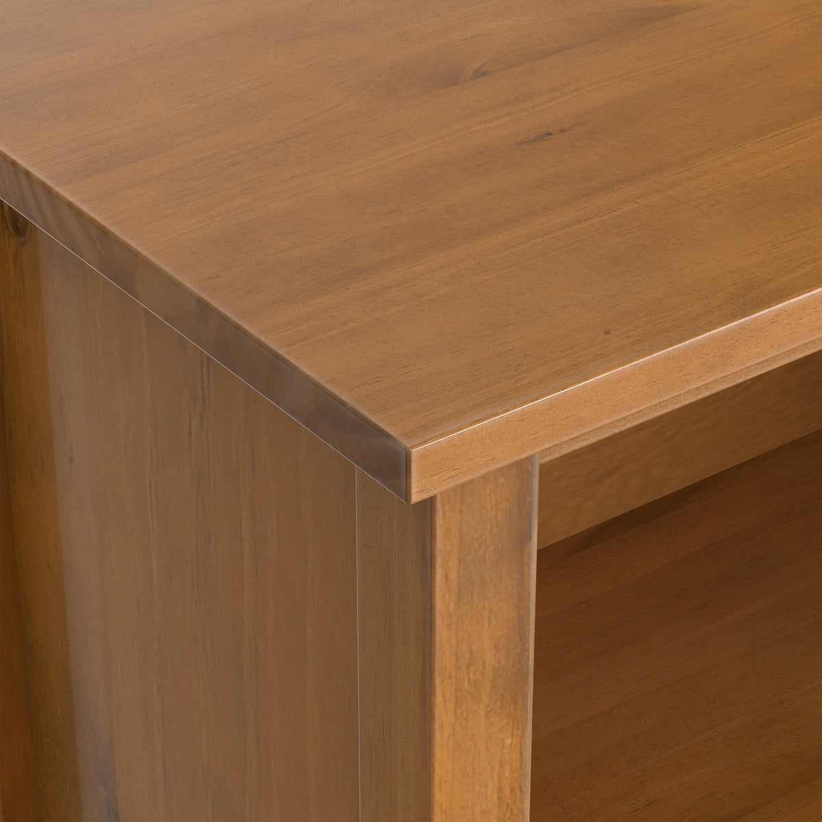 Light Golden Brown | Warm Shaker 5 Shelf Bookcase