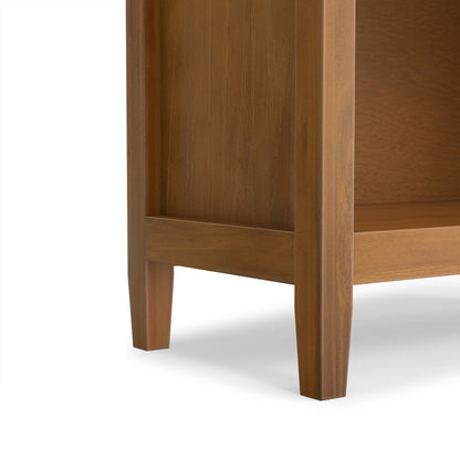 Light Golden Brown | Warm Shaker 5 Shelf Bookcase