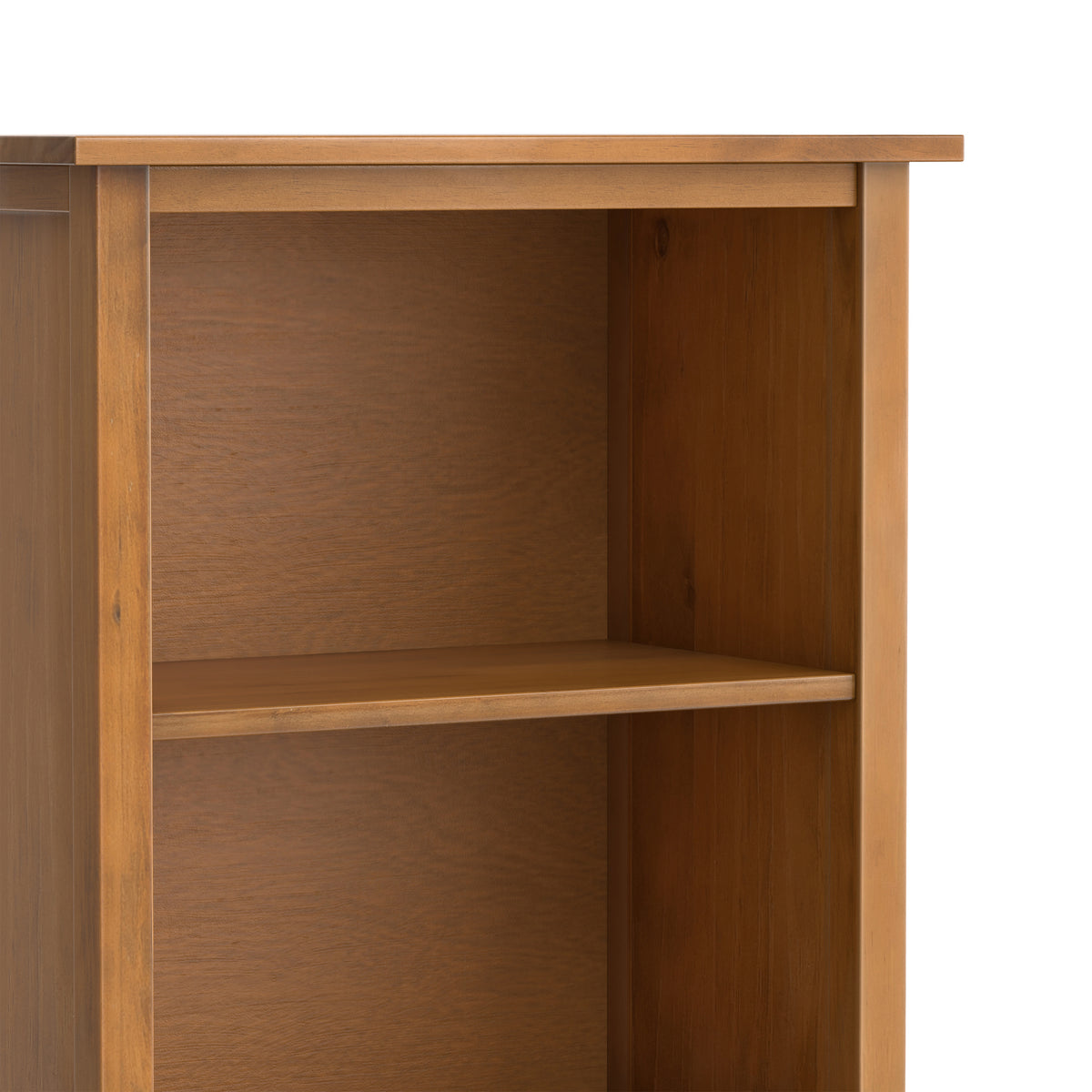 Light Golden Brown | Warm Shaker 5 Shelf Bookcase