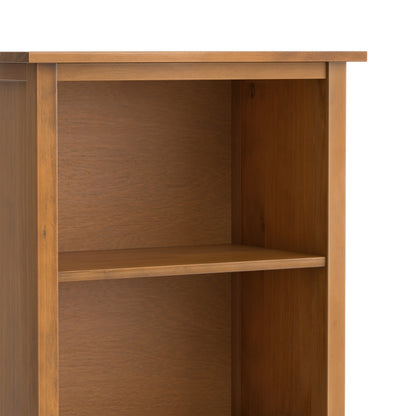 Light Golden Brown | Warm Shaker 5 Shelf Bookcase