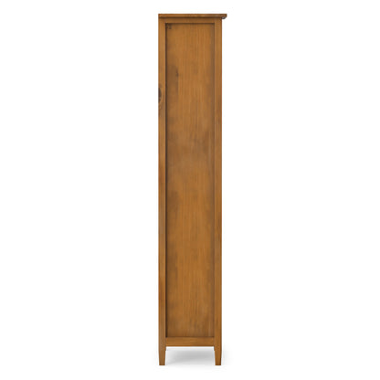 Light Golden Brown | Warm Shaker 5 Shelf Bookcase