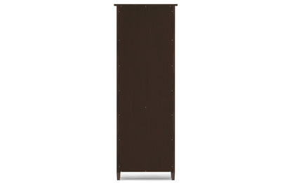 Tobacco Brown | Warm Shaker 5 Shelf Bookcase