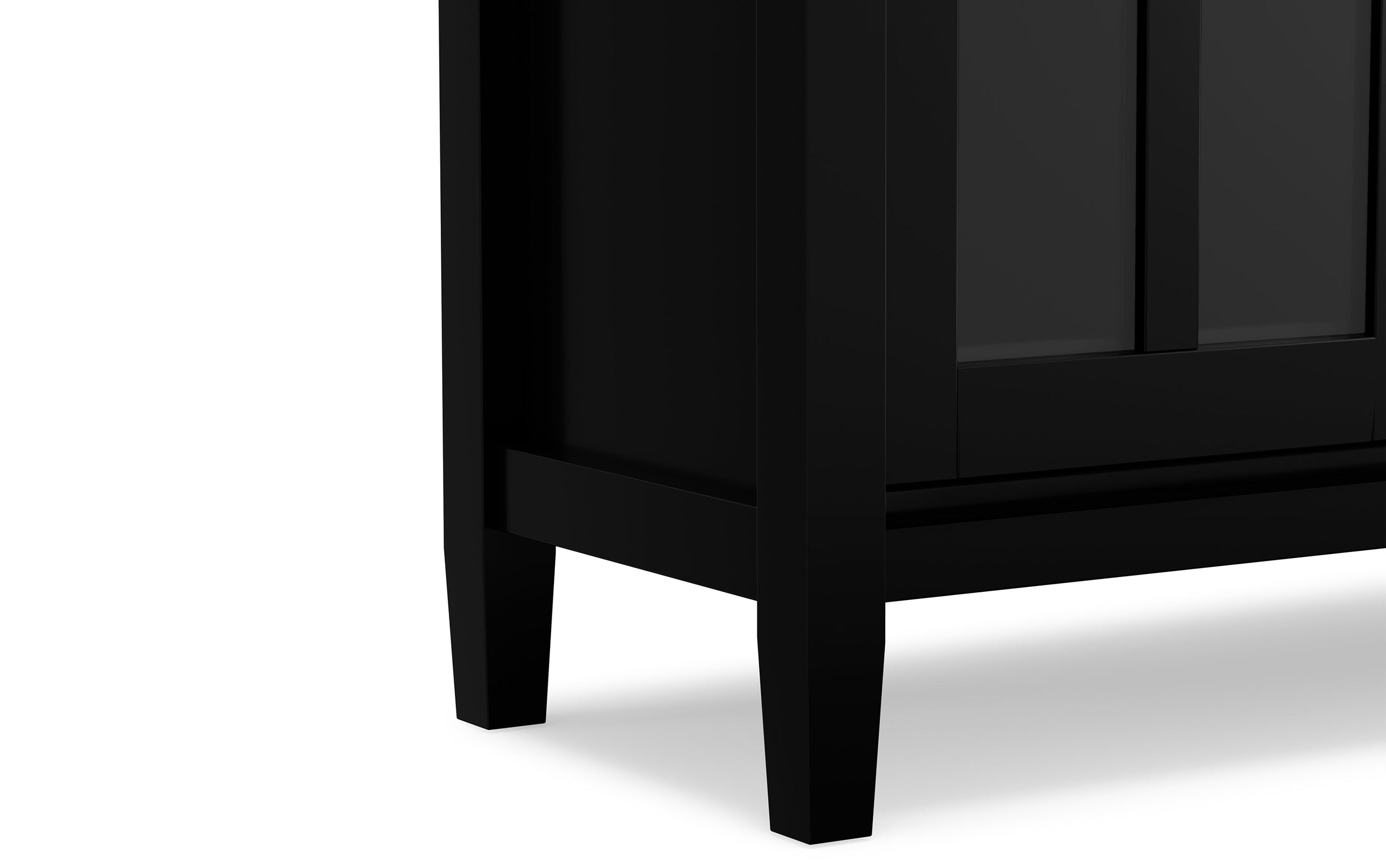 Black | Warm Shaker 32 inch Low Storage Cabinet