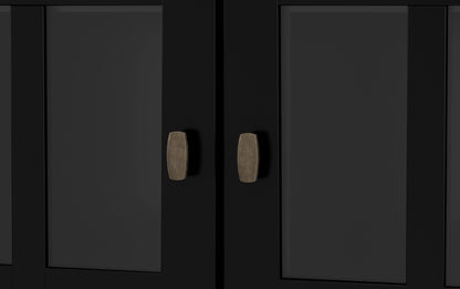 Black | Warm Shaker 32 inch Low Storage Cabinet