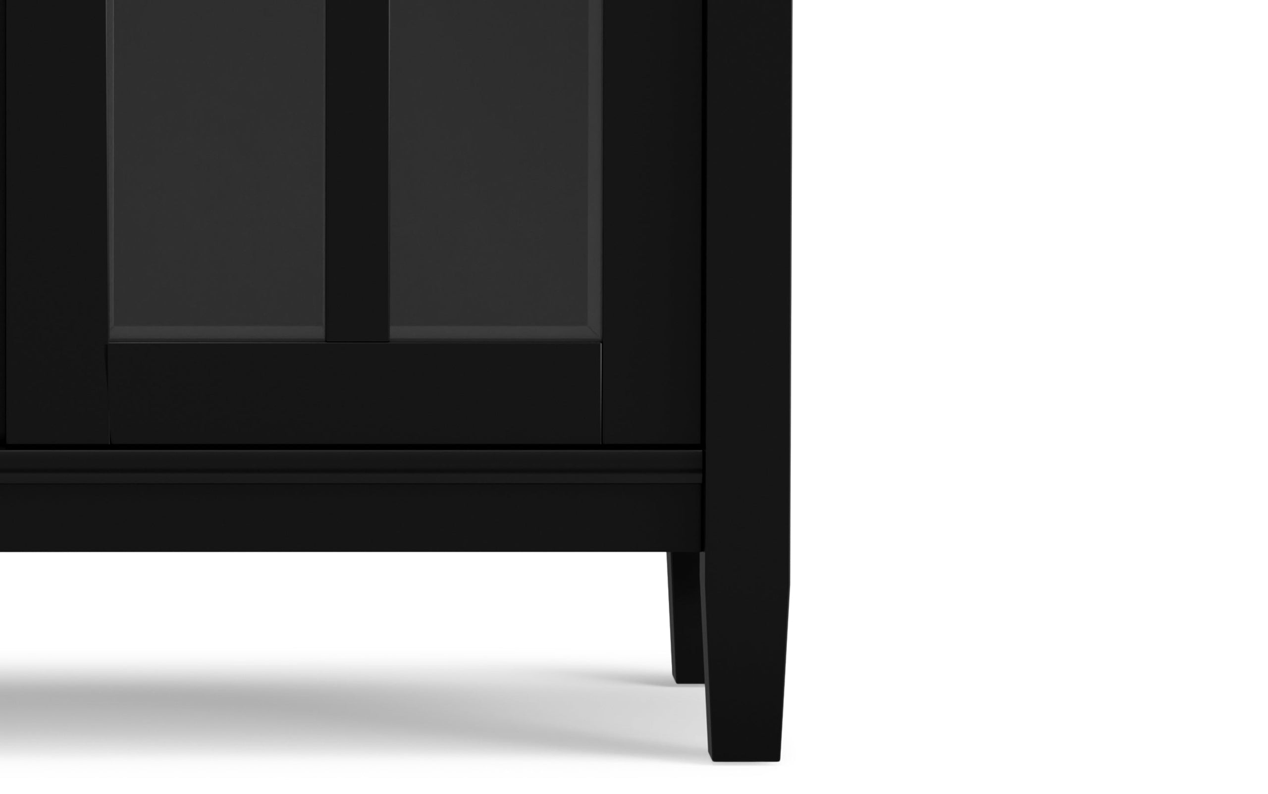 Black | Warm Shaker 32 inch Low Storage Cabinet