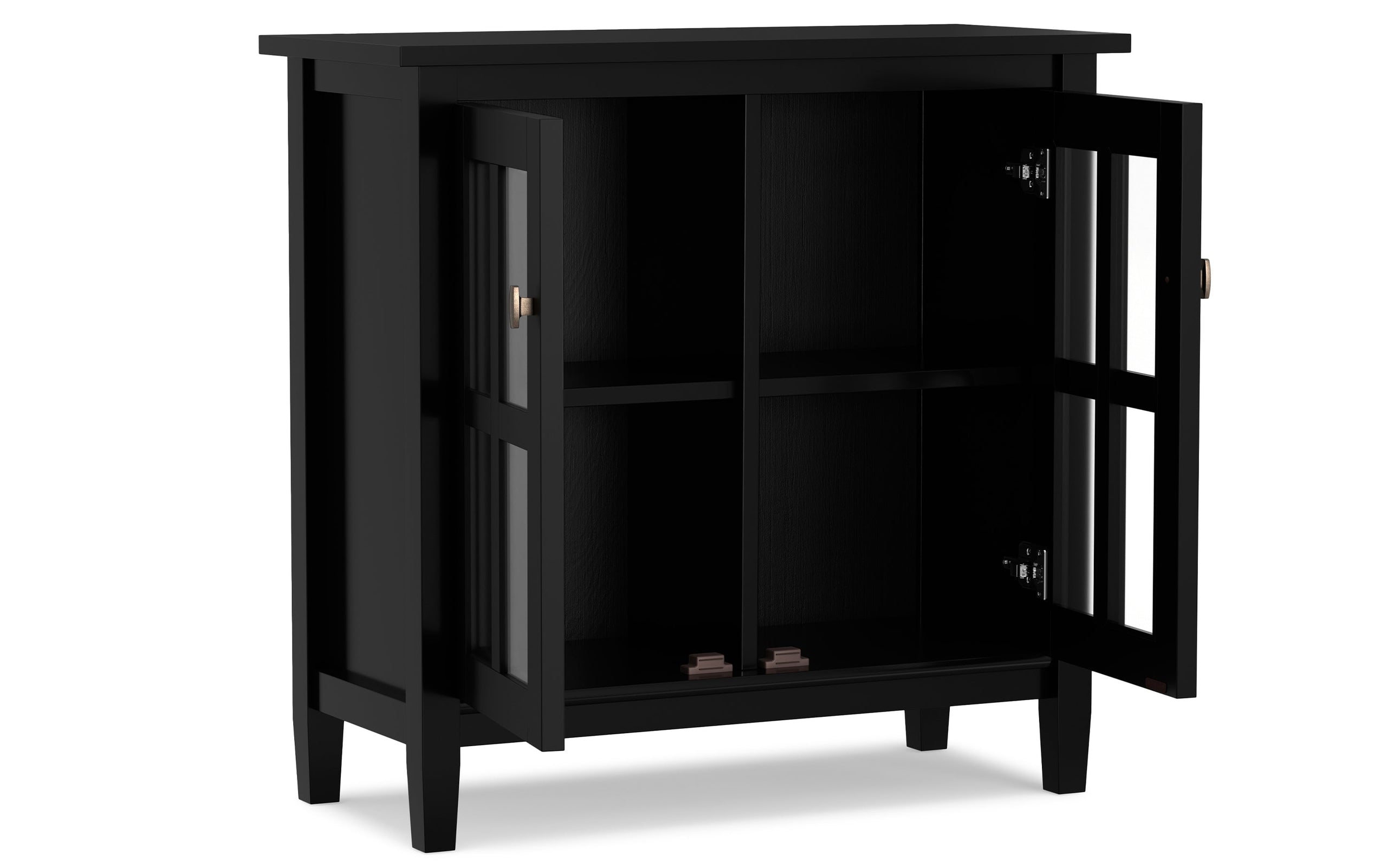 Black | Warm Shaker 32 inch Low Storage Cabinet