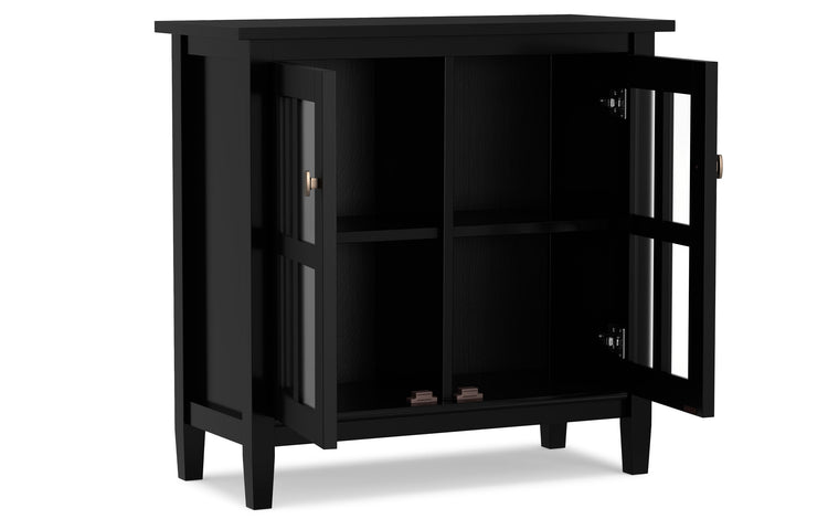 Black | Warm Shaker 32 inch Low Storage Cabinet