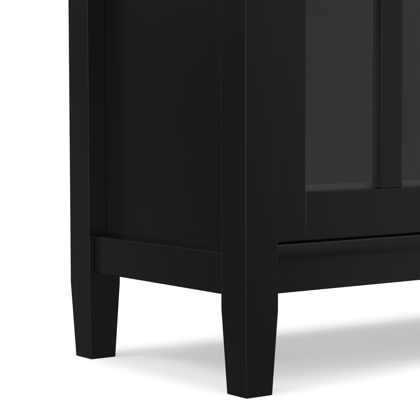 Black | Warm Shaker Low Storage Cabinet