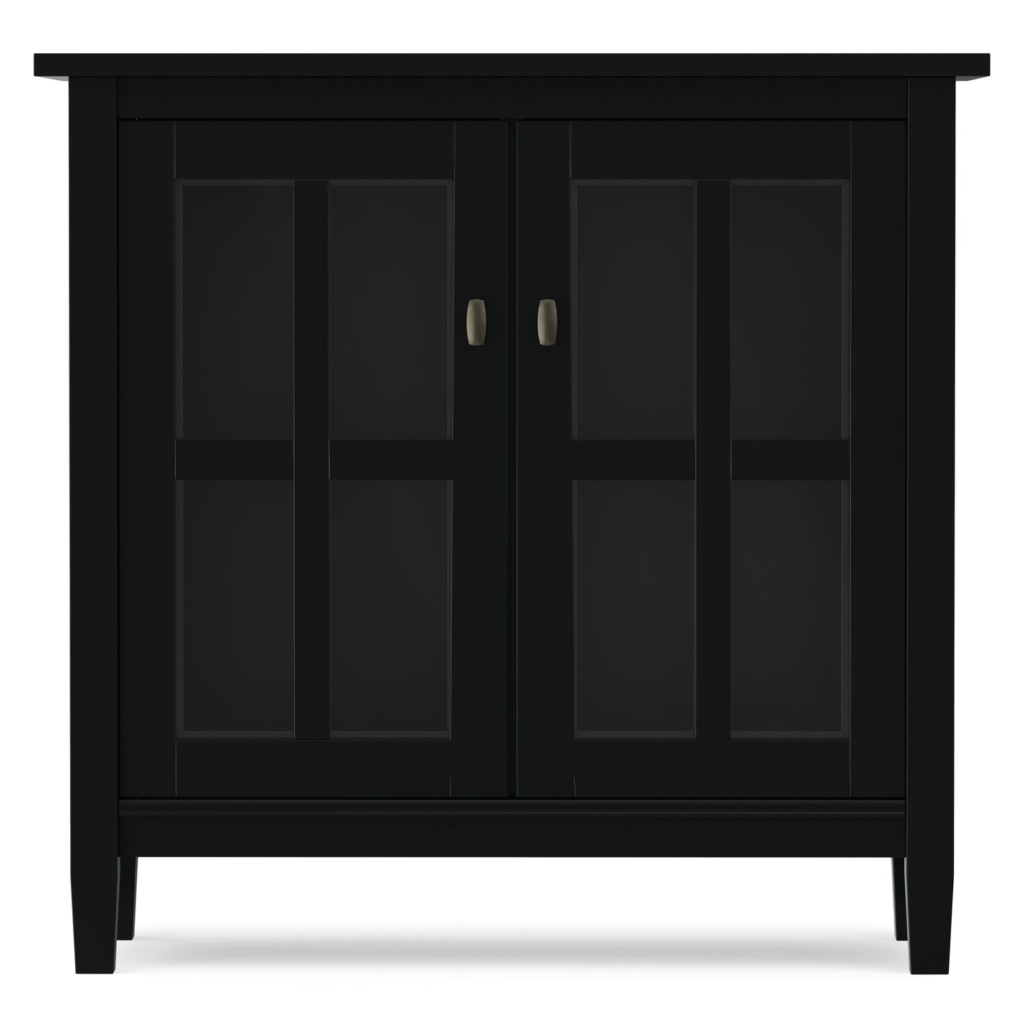 Black | Warm Shaker Low Storage Cabinet