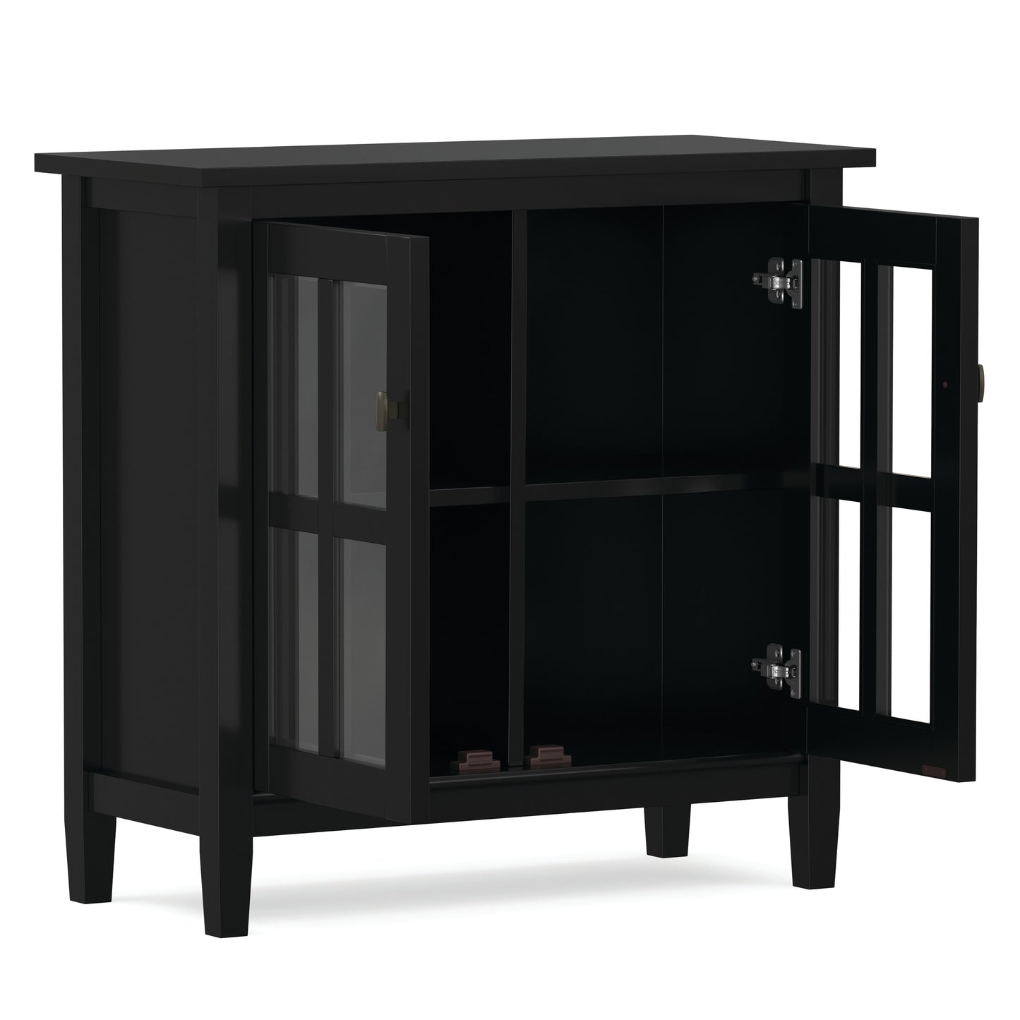 Black | Warm Shaker Low Storage Cabinet
