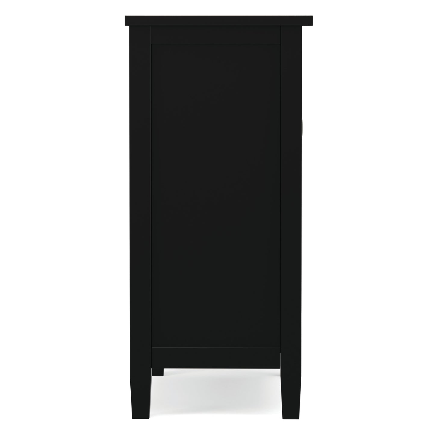 Black | Warm Shaker Low Storage Cabinet