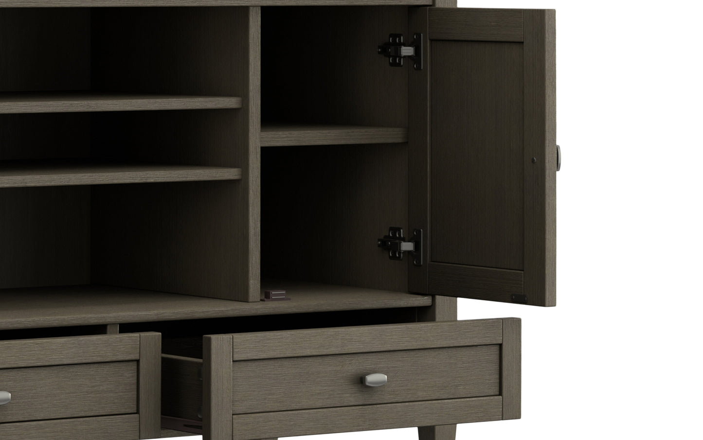 Farmhouse Grey | Warm Shaker 47 inch TV Stand