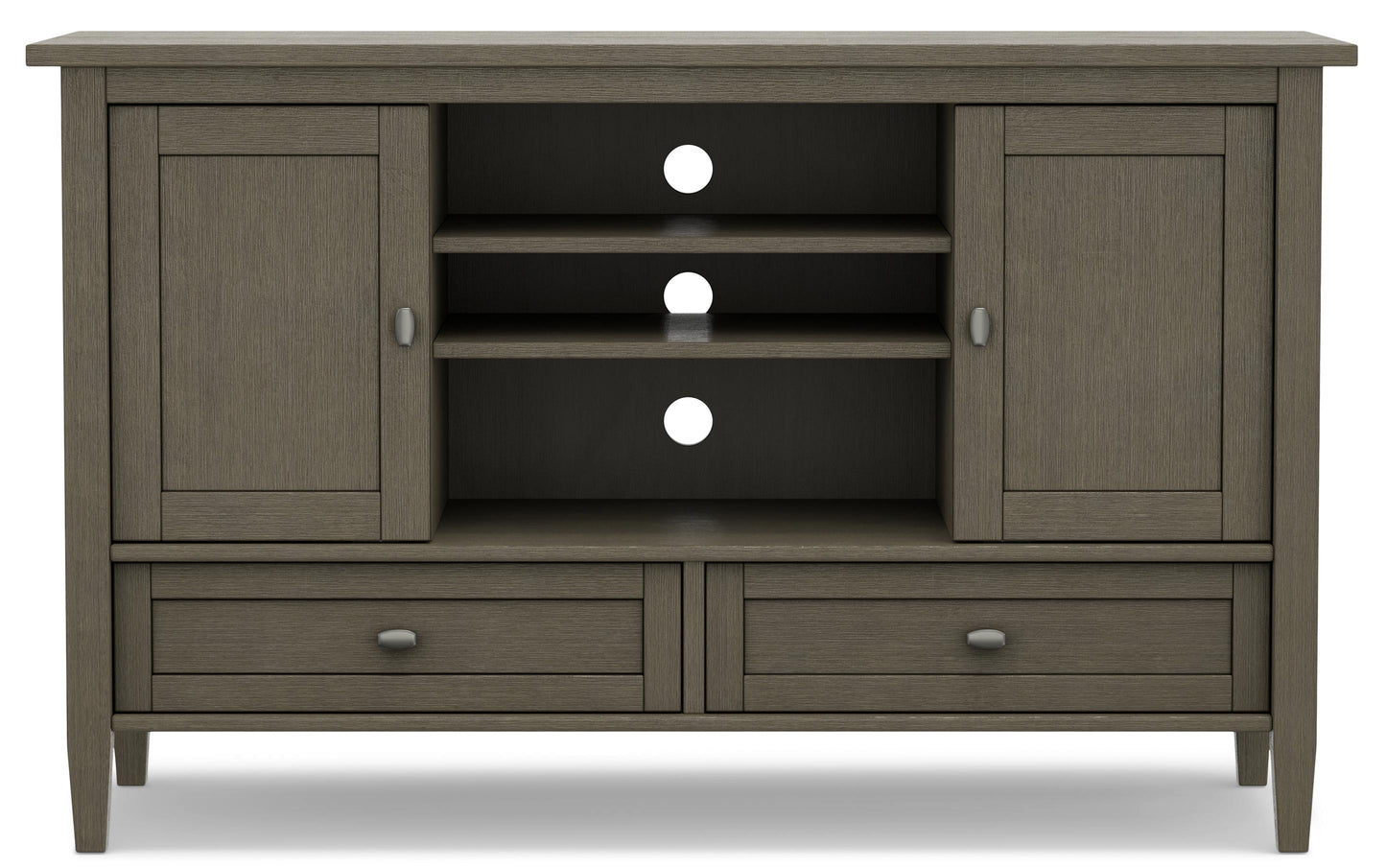 Farmhouse Grey | Warm Shaker 47 inch TV Stand