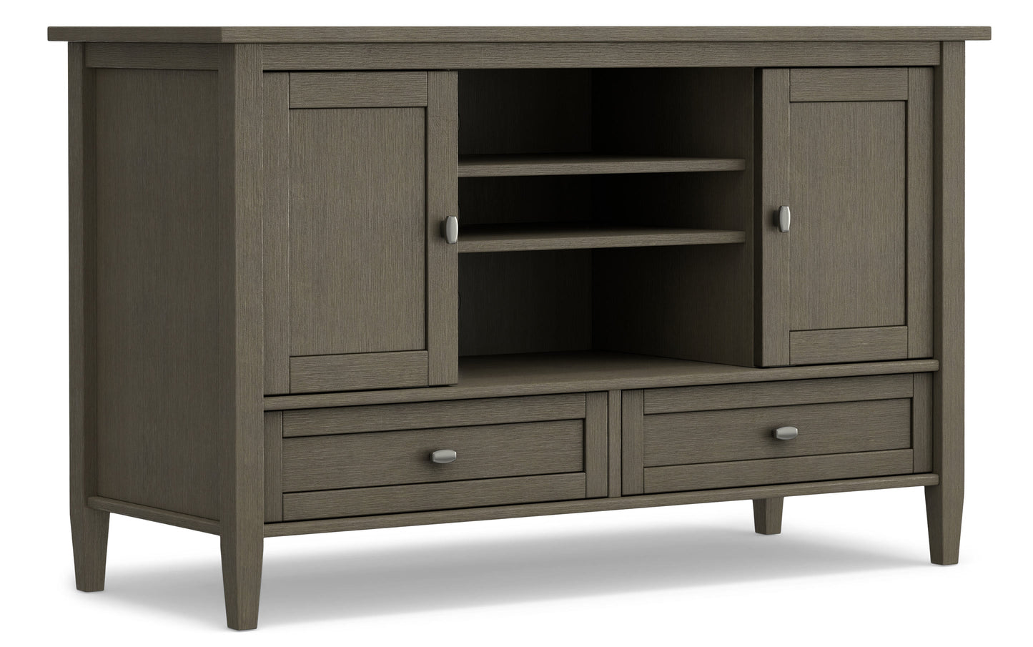 Farmhouse Grey | Warm Shaker 47 inch TV Stand