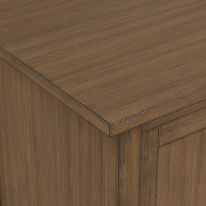 Rustic Natural Aged Brown | Warm Shaker TV Media Stand
