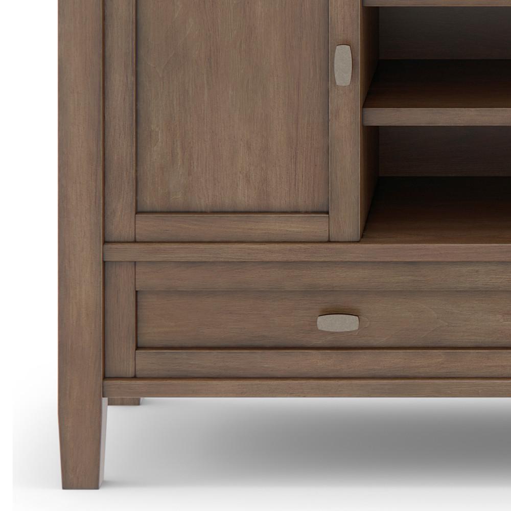 Rustic Natural Aged Brown | Warm Shaker 47 inch TV Stand