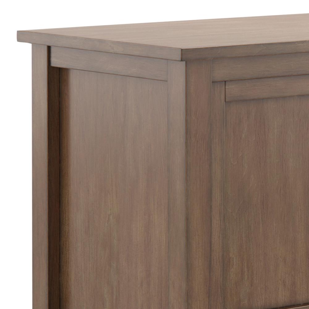 Rustic Natural Aged Brown | Warm Shaker 47 inch TV Stand